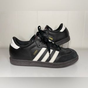 Adidas Samba OG Black/White Low Lace Up Sneaker ART 036516 Men 4, Women 5